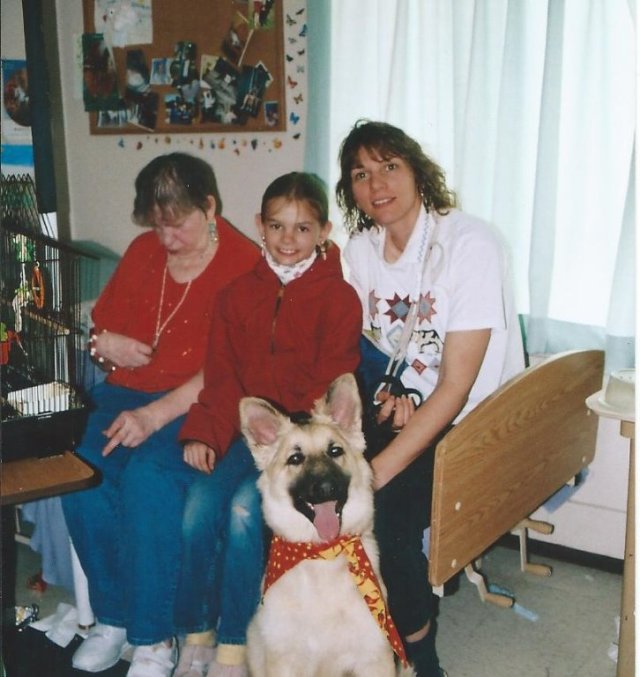 Gallery - Jess visiting at Nursing Home 2006